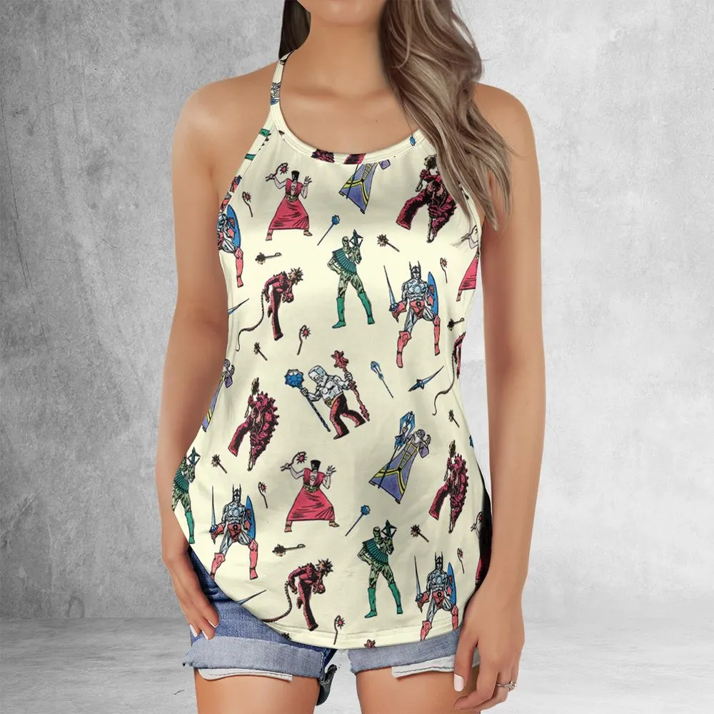 Criss Cross Tank Top - 8RMADL19 -  - 2