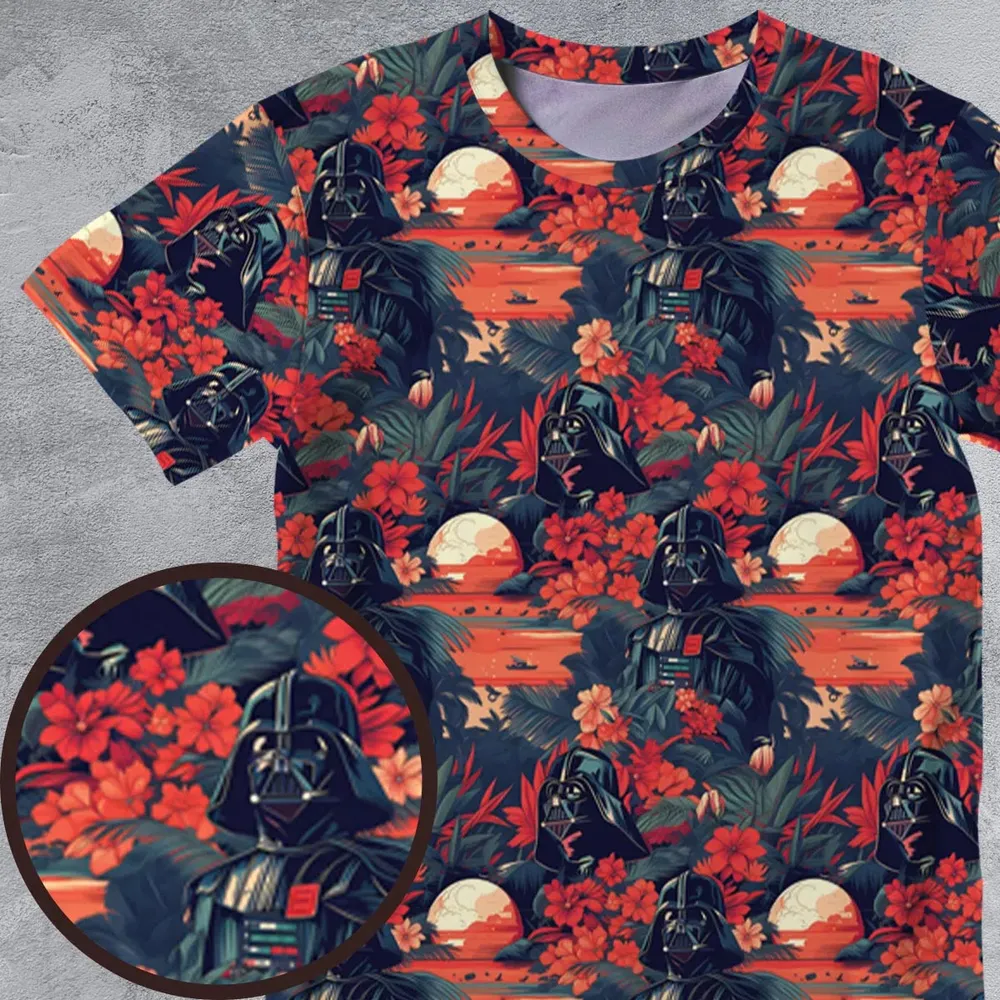 Dark Side of the Tropics All-Over Print Unisex T-Shirt - 4