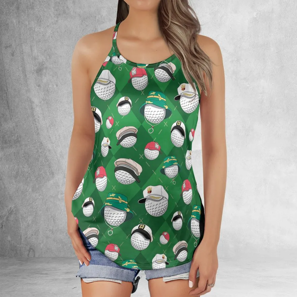 Criss Cross Tank Top - 7U81E6R6 -  - 2
