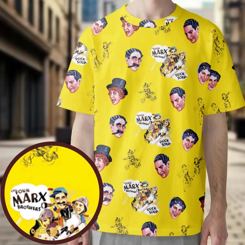 The Duck Soup The Marx Brothers All-Over Print Unisex T-Shirt - 3