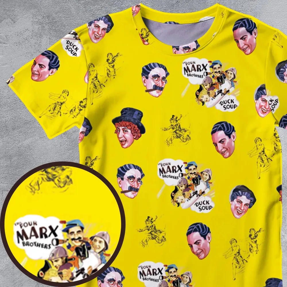 The Duck Soup The Marx Brothers All-Over Print Unisex T-Shirt - 4