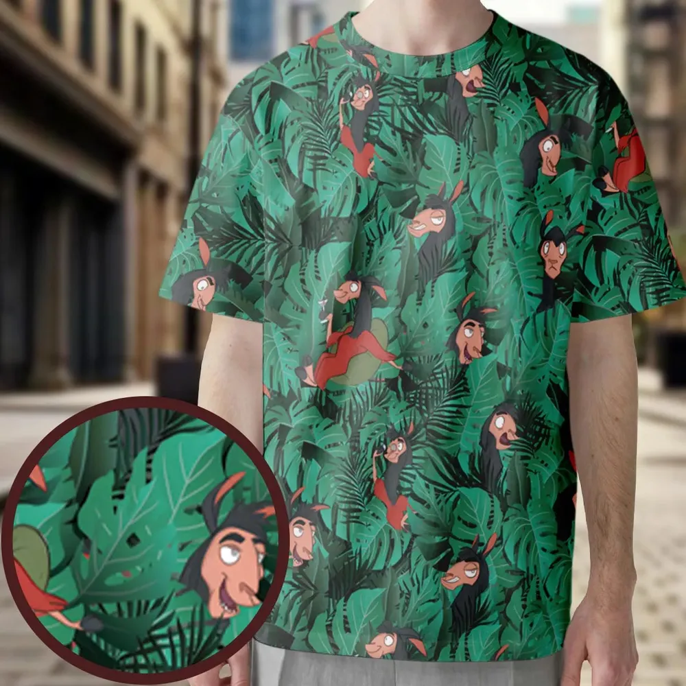 Llama Kuzco The Emperor's New Groove All-Over Print Unisex T-Shirt - 3