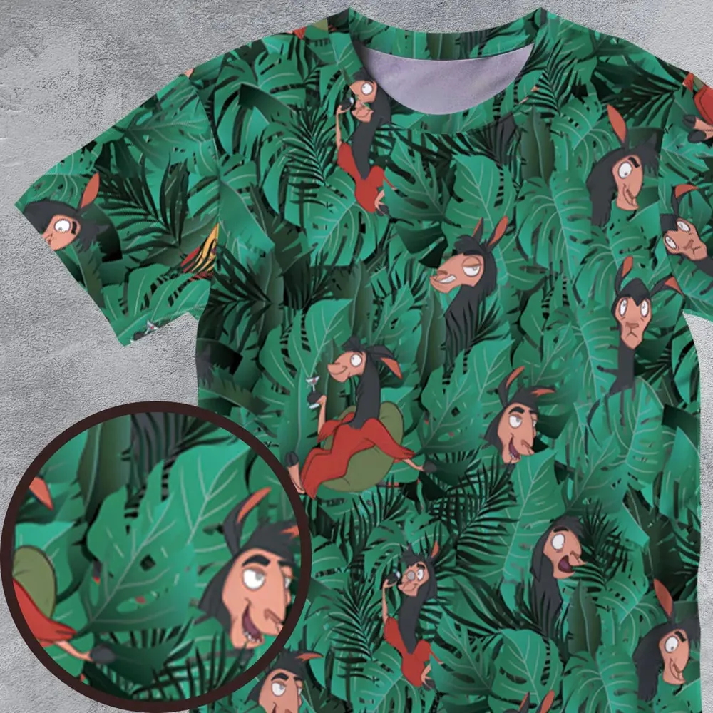 Llama Kuzco The Emperor's New Groove All-Over Print Unisex T-Shirt - 4