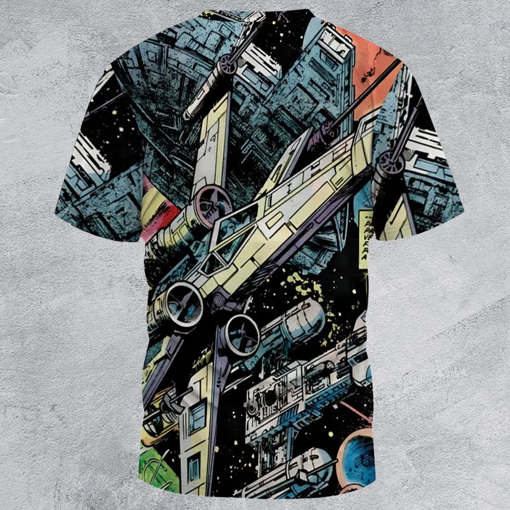 Han Solo Spaceship Star Wars All-Over Print Unisex T-Shirt - 2