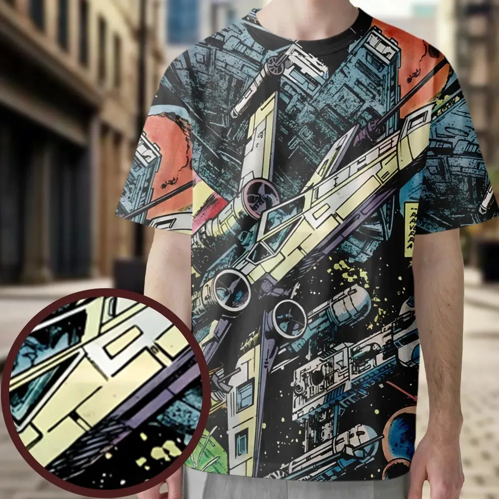 Han Solo Spaceship Star Wars All-Over Print Unisex T-Shirt - 3