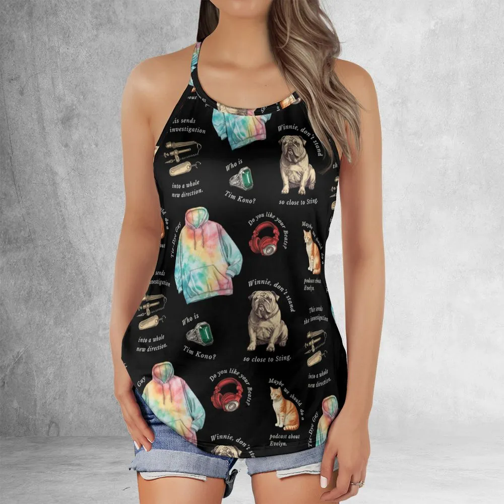 Criss Cross Tank Top - TAV31RCZ -  - 2