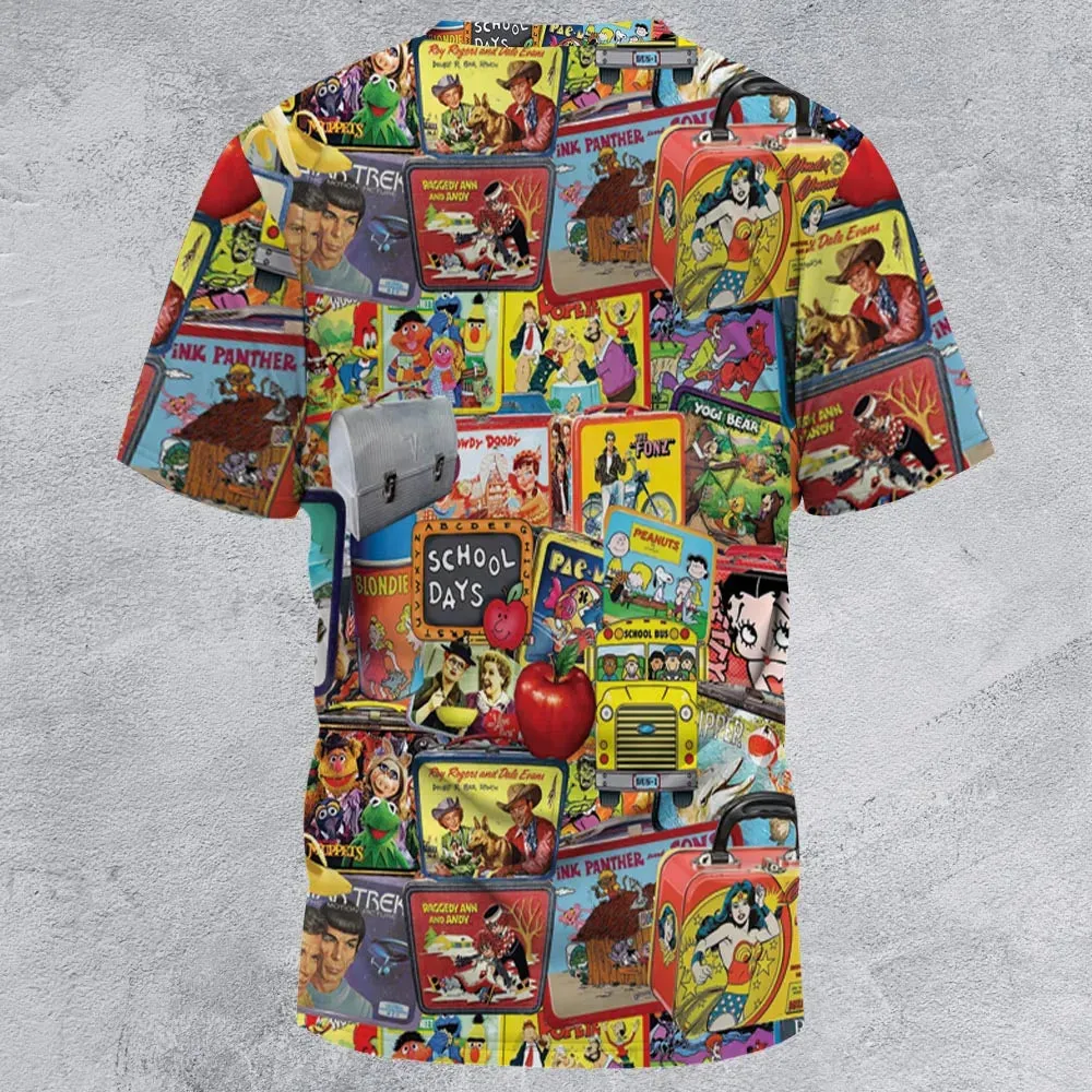 Retro Land TV Shows All-Over Print Unisex T-Shirt - 2