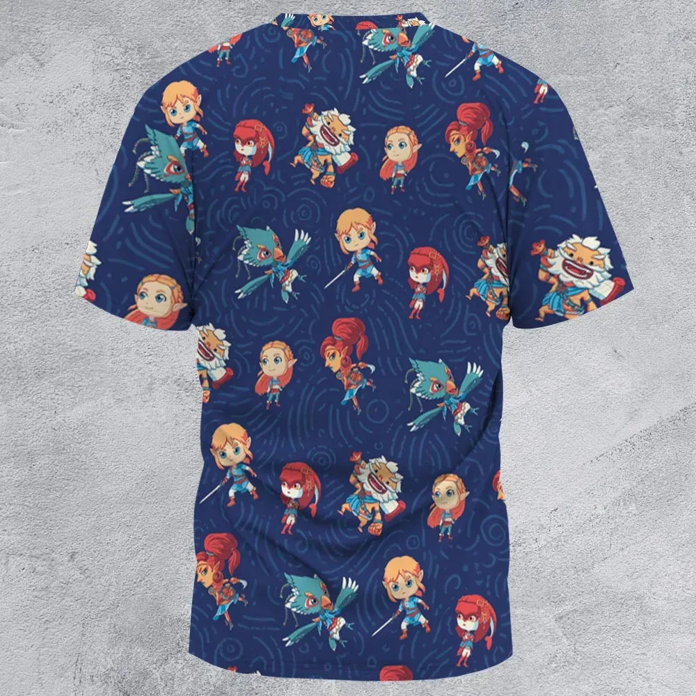 Legend The Legend of Zelda All-Over Print Unisex T-Shirt - 2