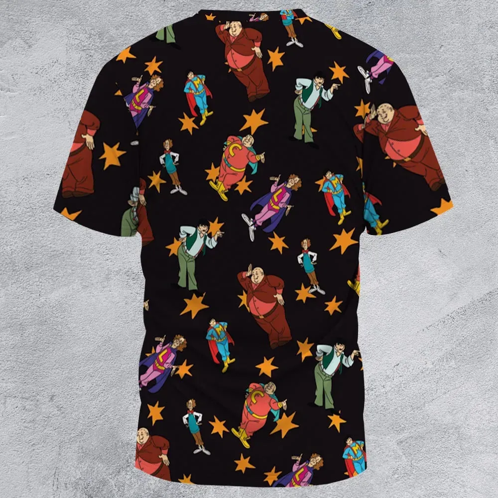The Three Stooges Action All-Over Print Unisex T-Shirt - 2