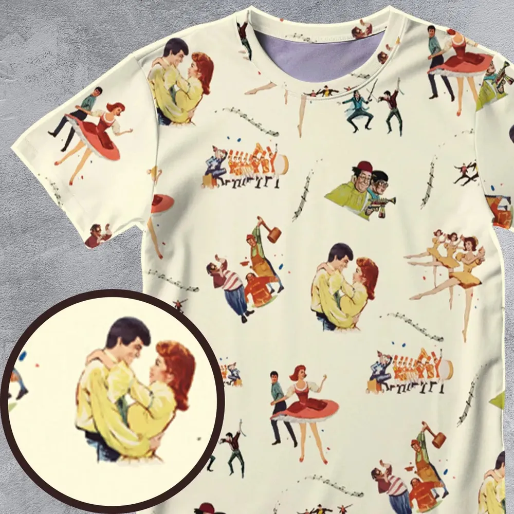 Babes in Toyland Characters All-Over Print Unisex T-Shirt - 4