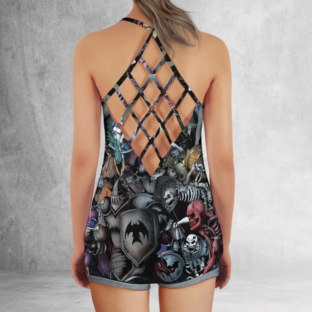 Criss Cross Tank Top - U4RDUV6A -  - 3