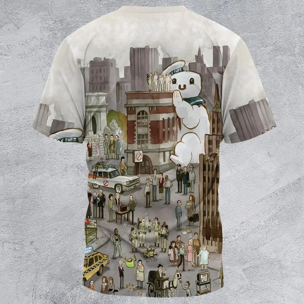 Ghostbusterland Ghostbusters All-Over Print Unisex T-Shirt - 2