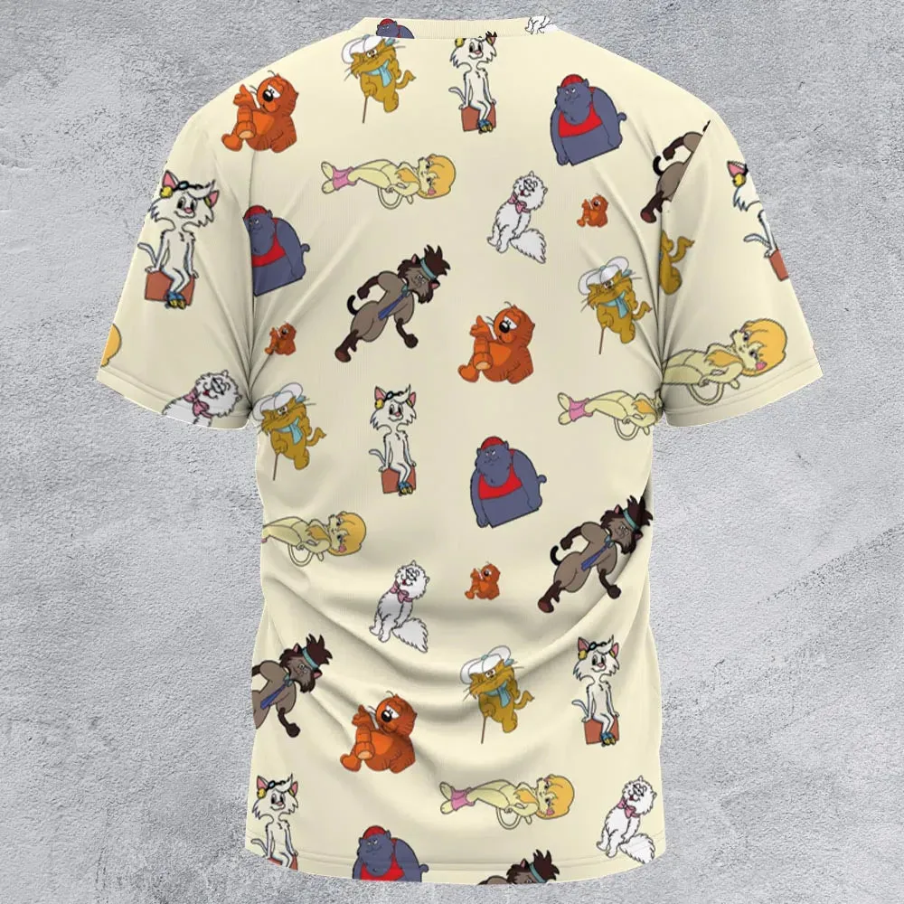 Heathcliff and the Catillac Cats All-Over Print Unisex T-Shirt - 2