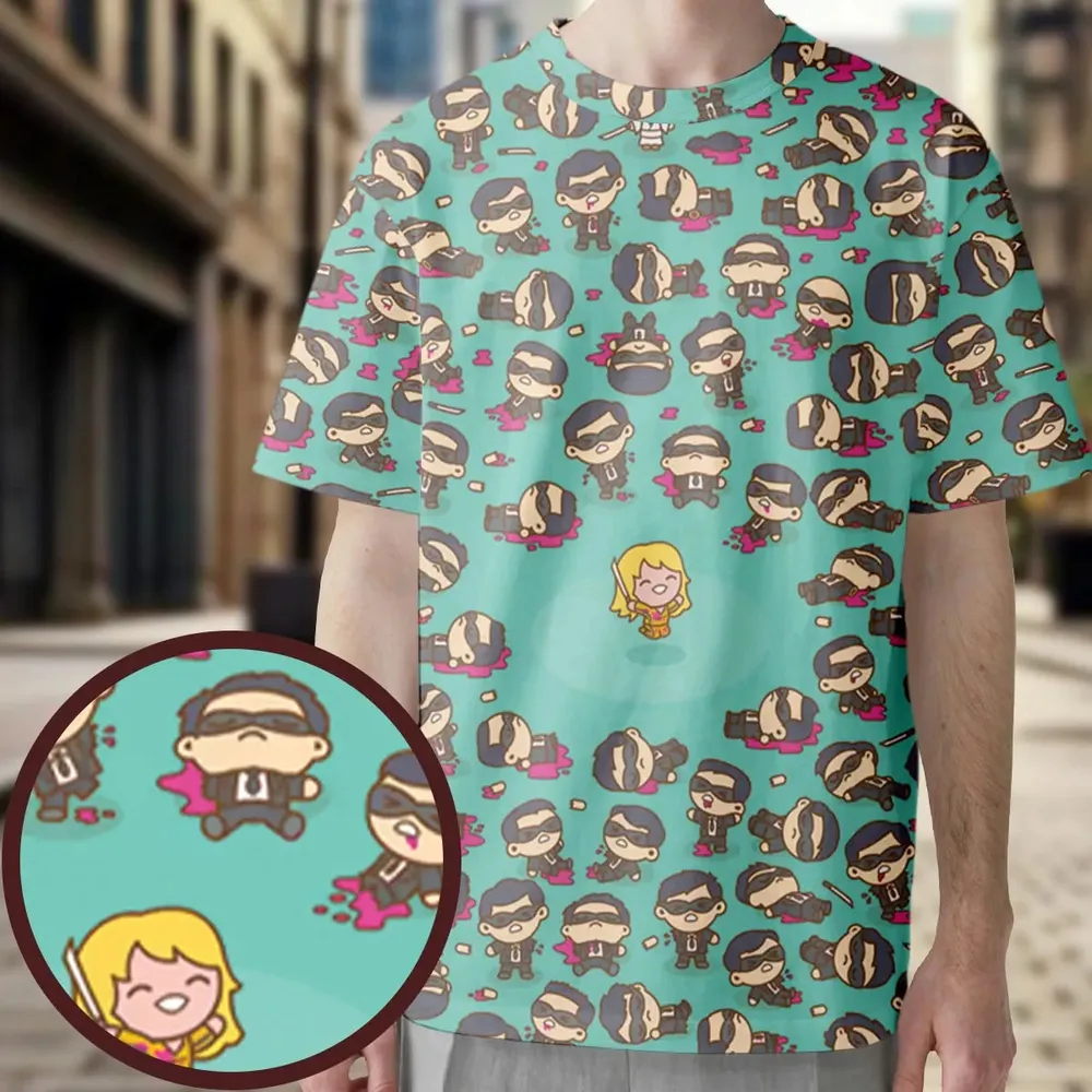 Kill Bill Drip All-Over Print Unisex T-Shirt - 3