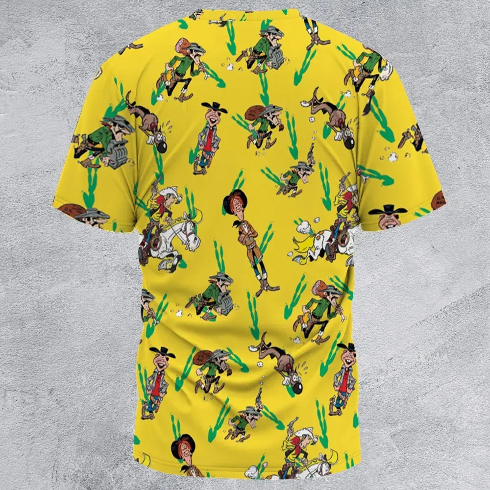 Dead End City Lucky Luke All-Over Print Unisex T-Shirt - 2
