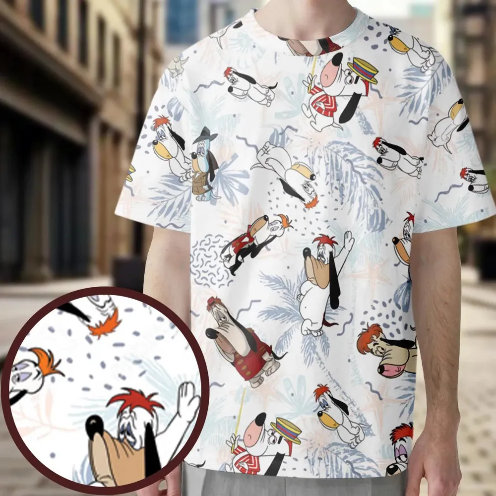Droopy Dog All-Over Print Unisex T-Shirt - 3