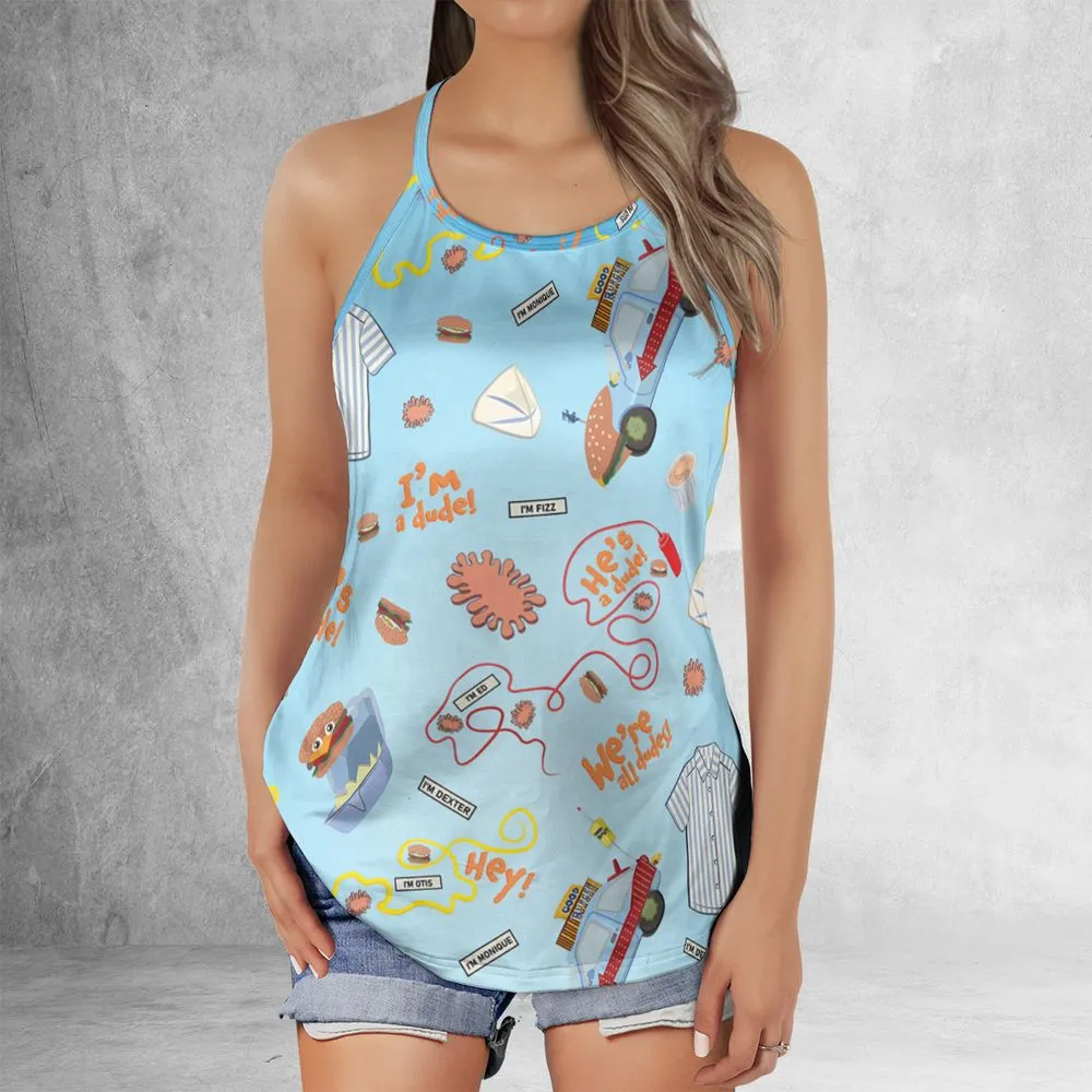 Criss Cross Tank Top - QDKKRBAN -  - 2