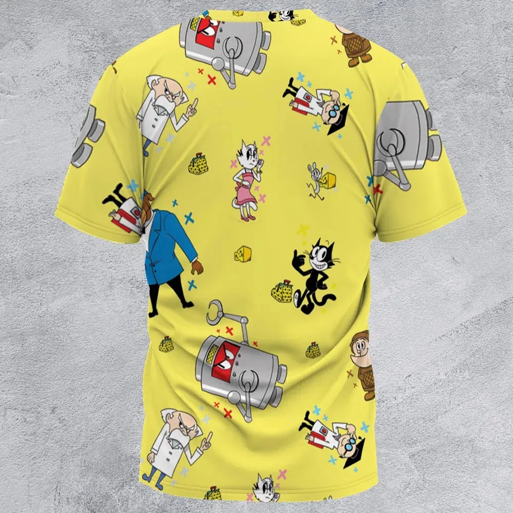 Felix The Cat Characters All-Over Print Unisex T-Shirt - 2