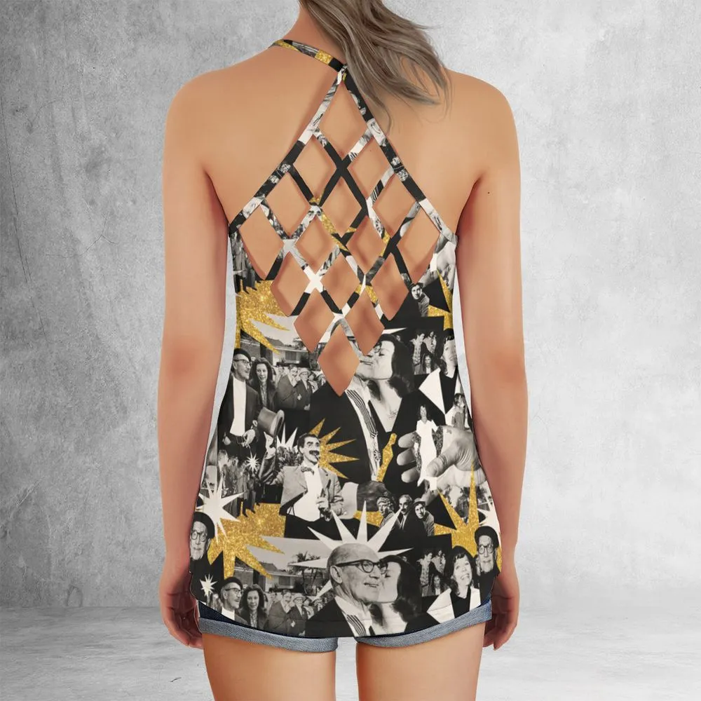 Criss Cross Tank Top - YKTC6QFX -  - 3