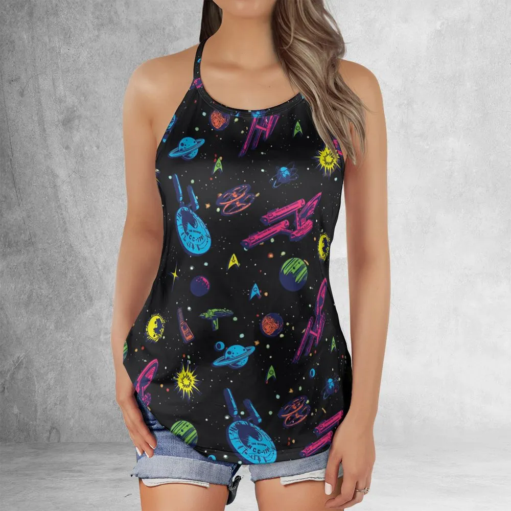 Criss Cross Tank Top - 9R41LGWG -  - 2