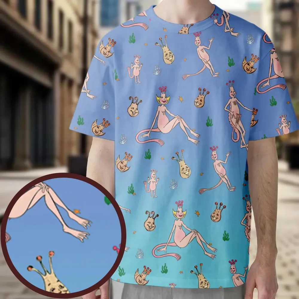 Who You Callin' One-eyed Shrimp Sea-Monkeys All-Over Print Unisex T-Shirt - 3