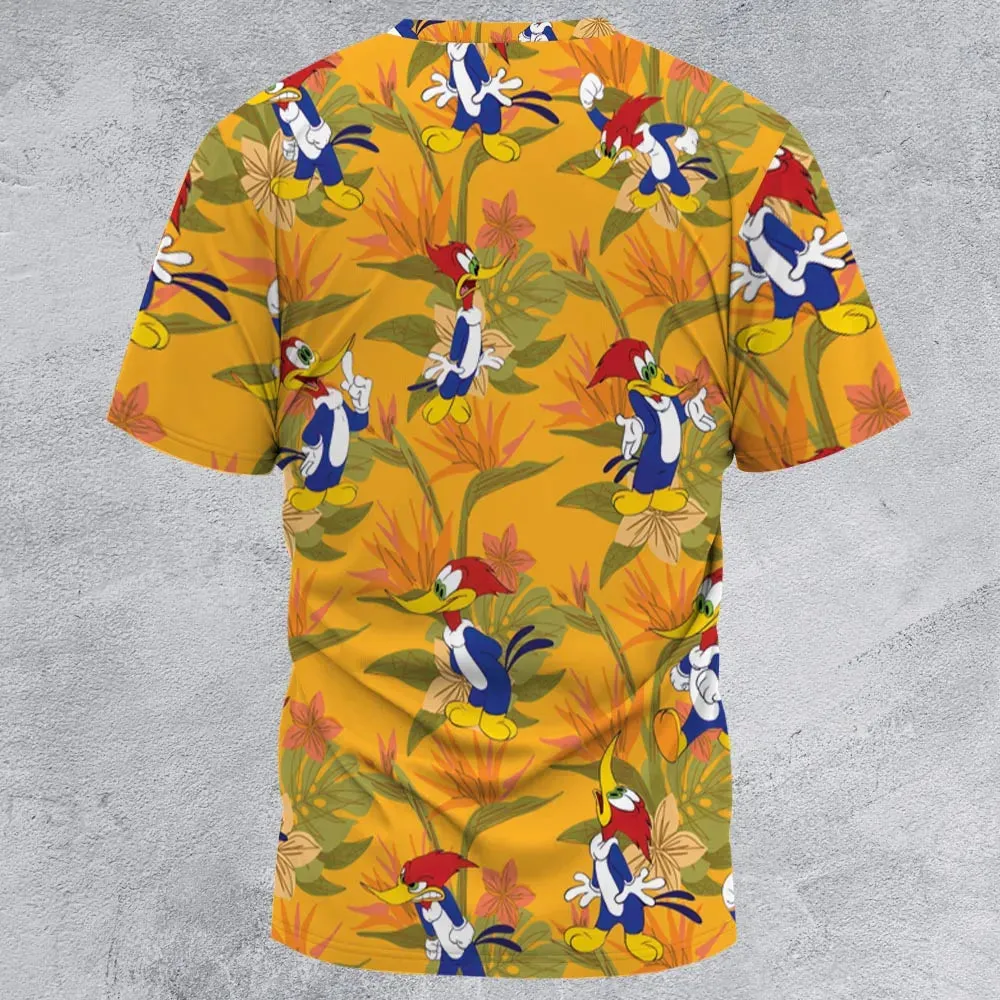 Woody Woodpecker All-Over Print Unisex T-Shirt - 2