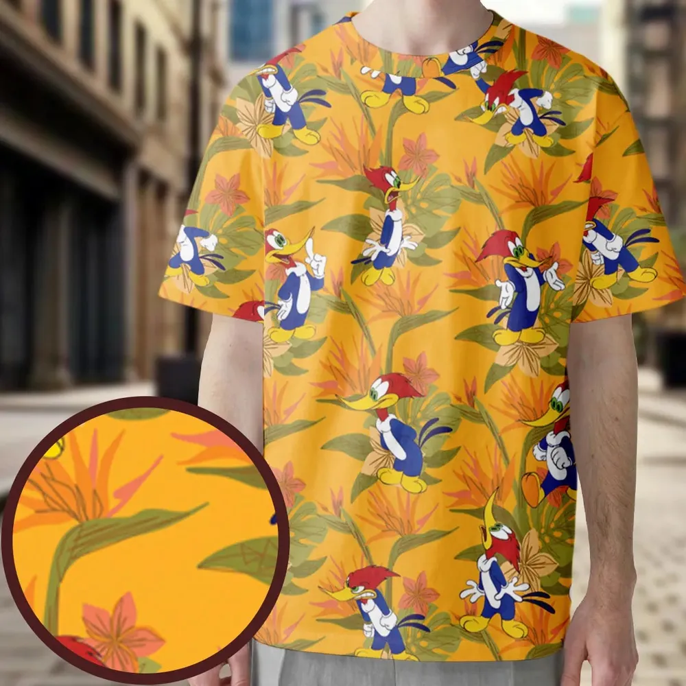 Woody Woodpecker All-Over Print Unisex T-Shirt - 3