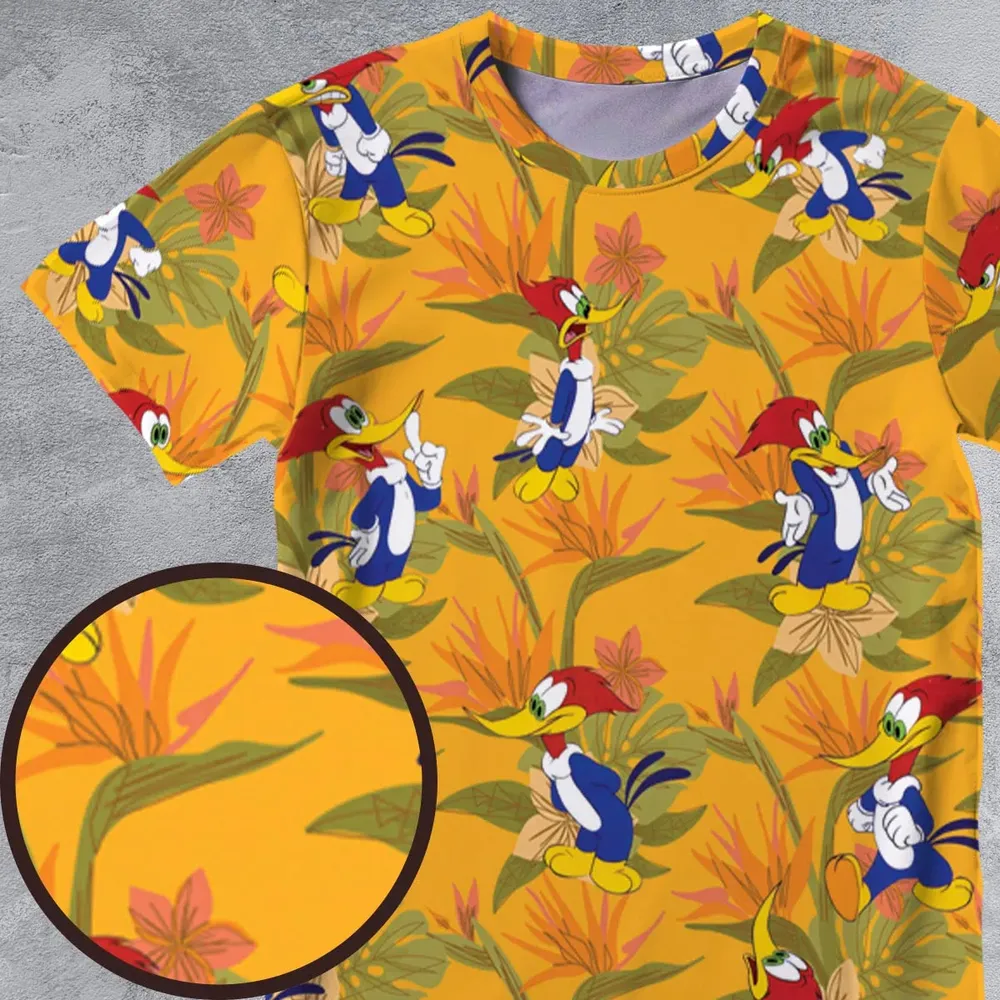 Woody Woodpecker All-Over Print Unisex T-Shirt - 4