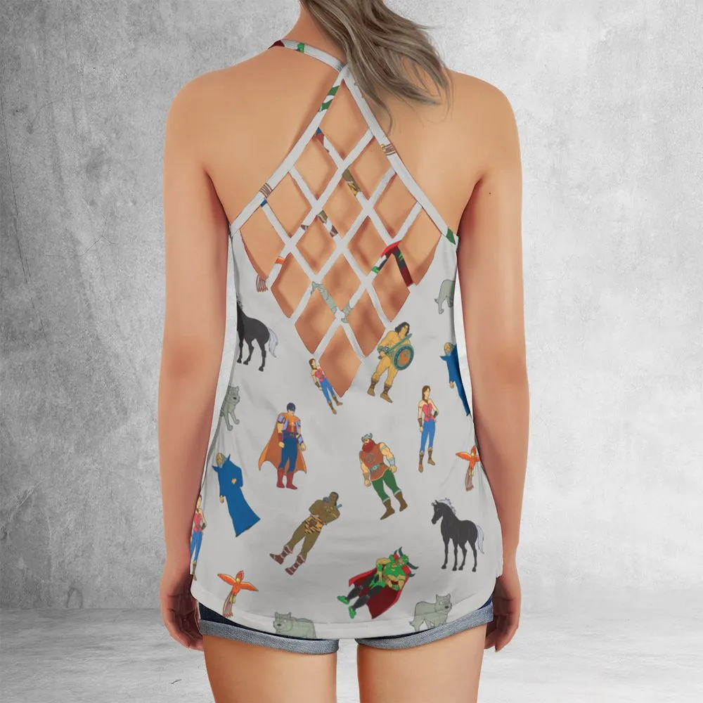 Criss Cross Tank Top - A934WHCF -  - 3