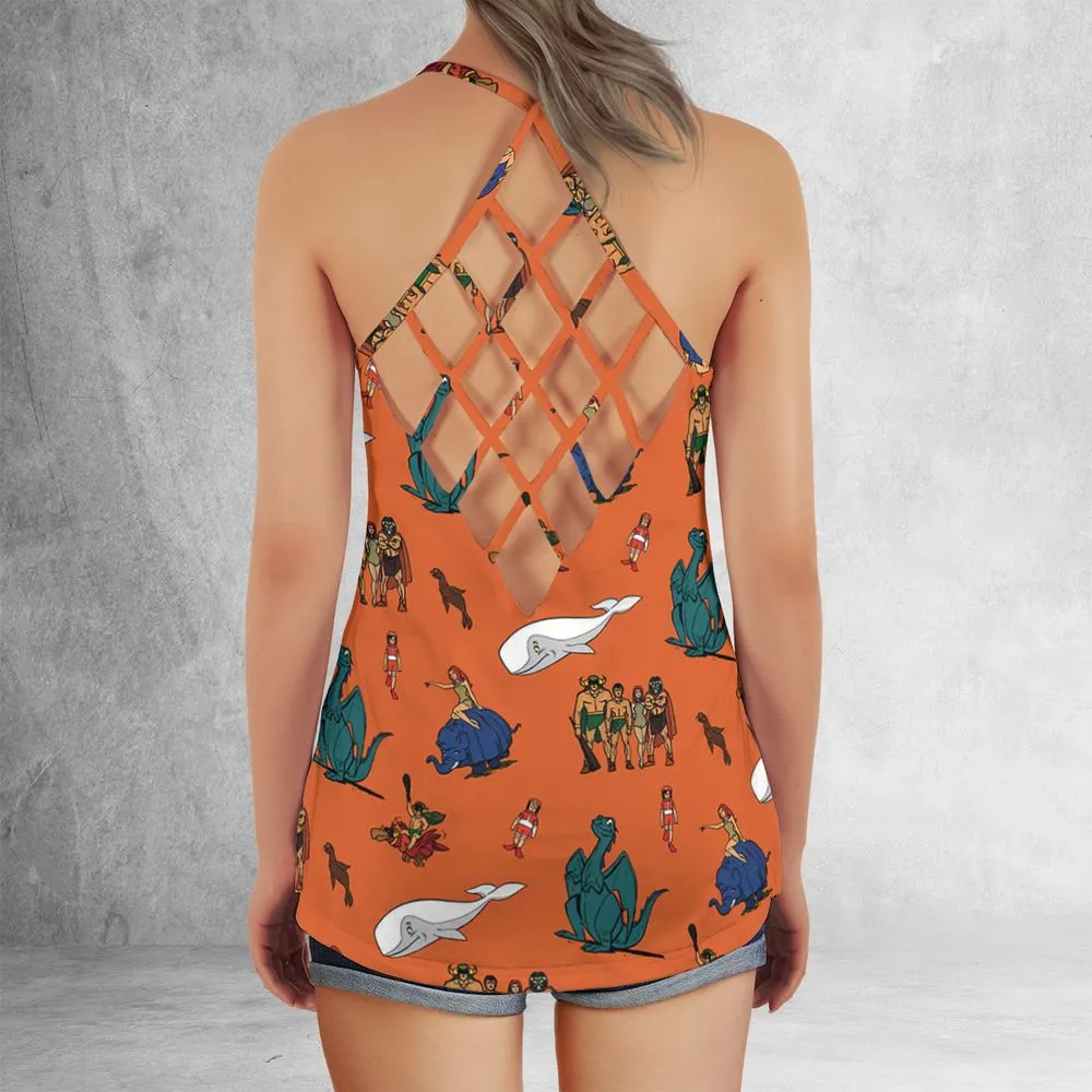 Criss Cross Tank Top - HJJNH5B7 -  - 3