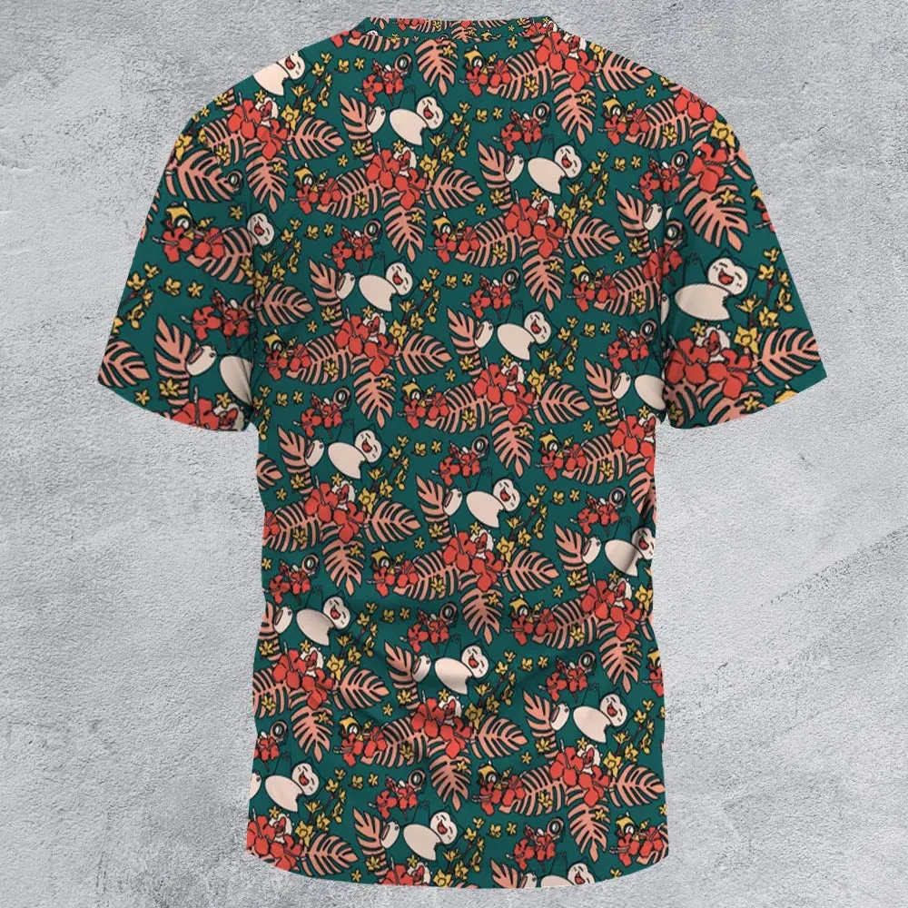 Snap Snorlax Pokemon All-Over Print Unisex T-Shirt - 2