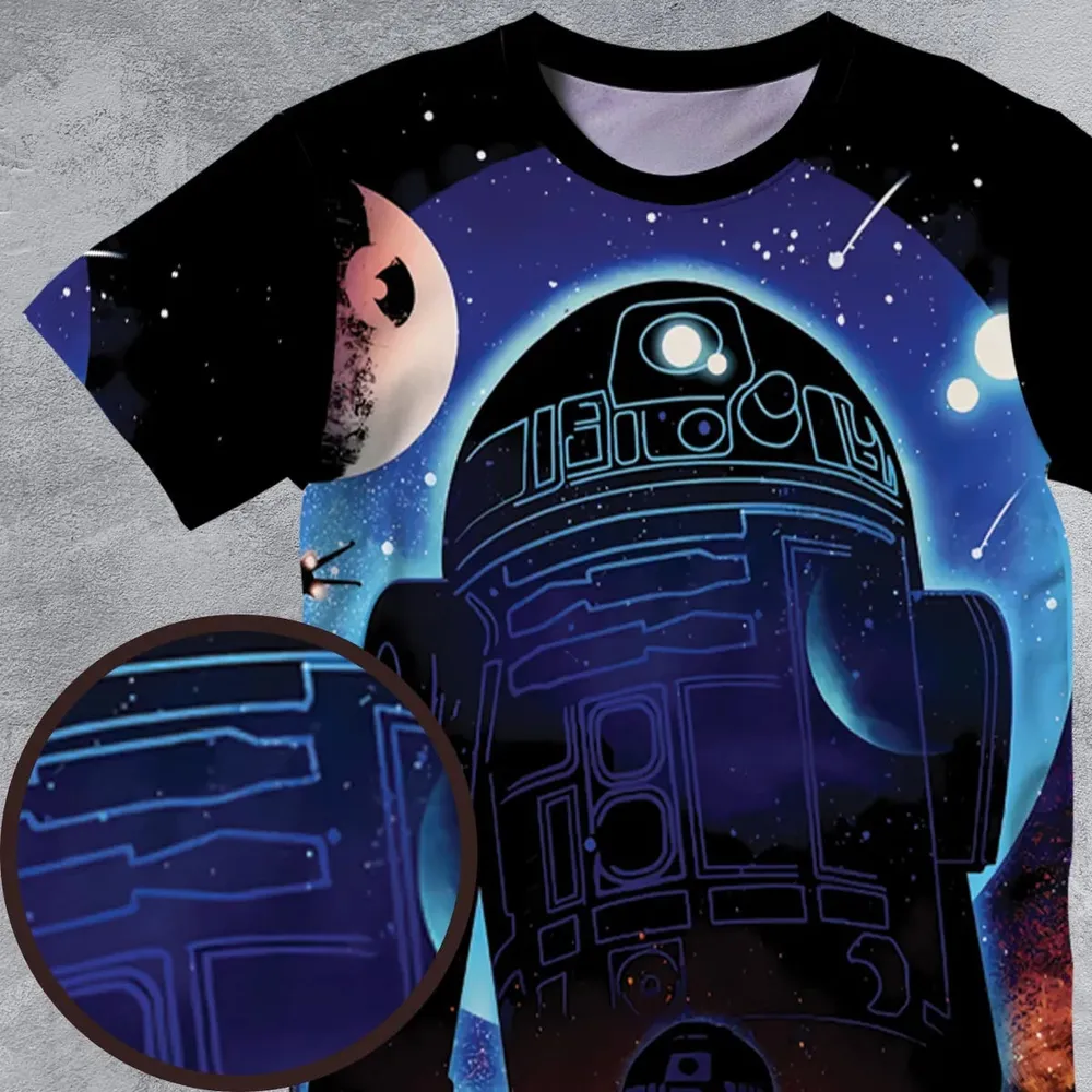 Droid Night Star Wars All-Over Print Unisex T-Shirt - 4
