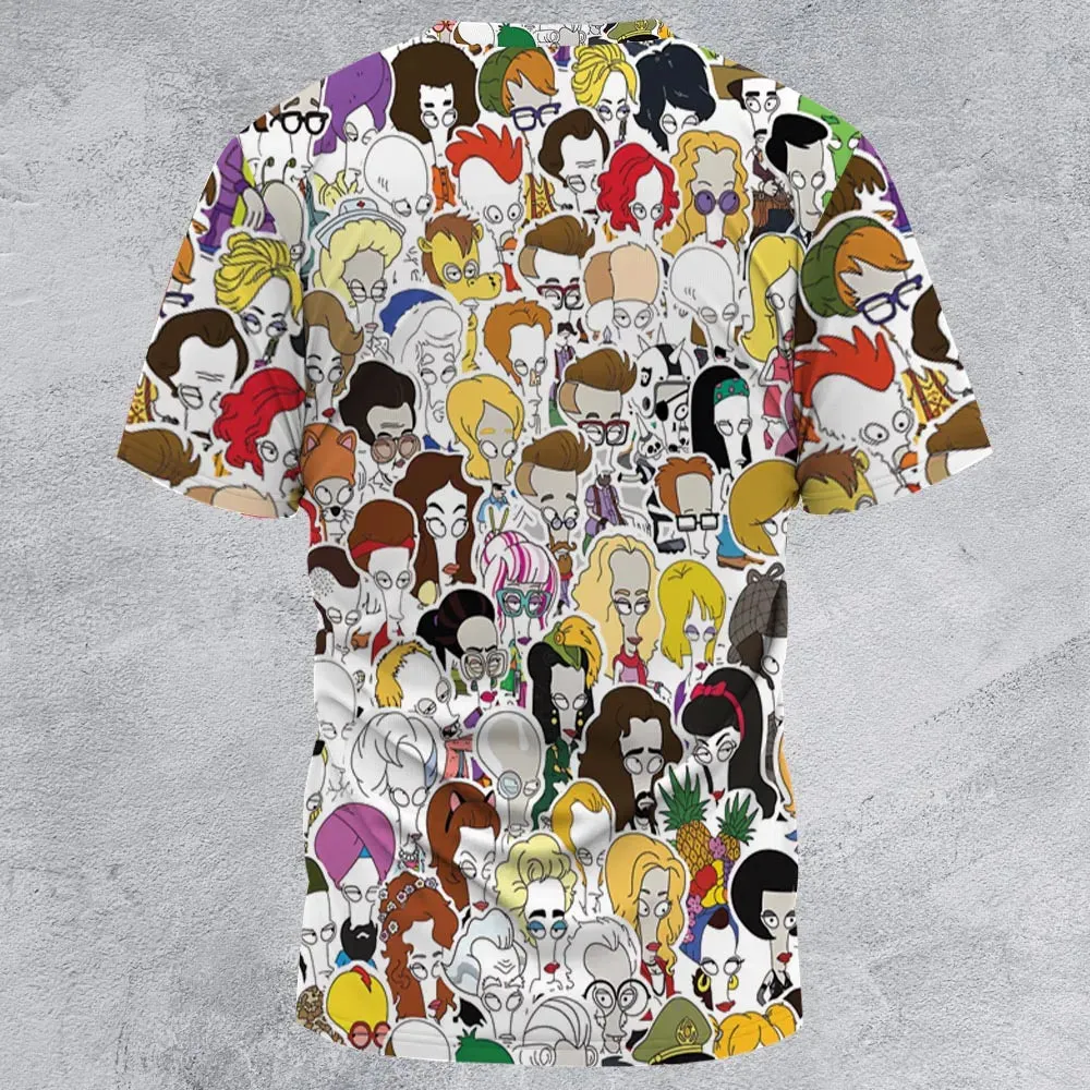Roger the Alien American Dad All-Over Print Unisex T-Shirt - 2