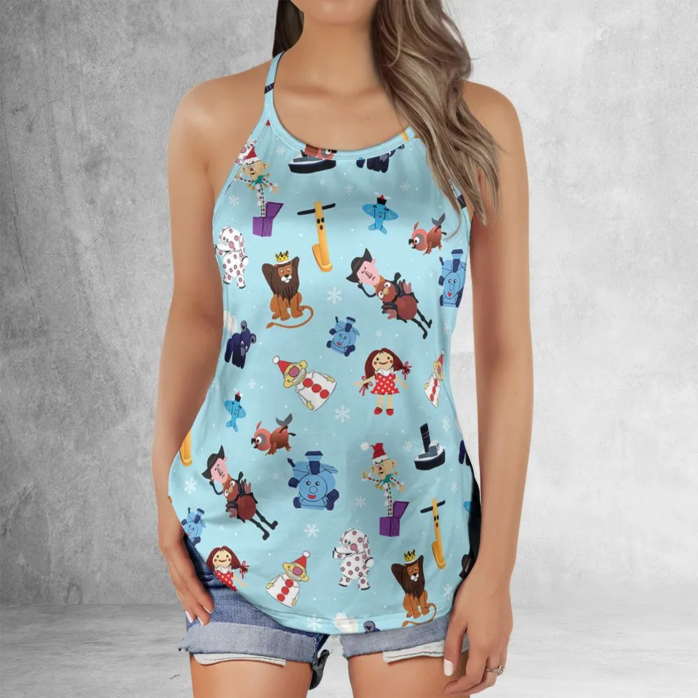 Criss Cross Tank Top - Z18FHFUE -  - 2