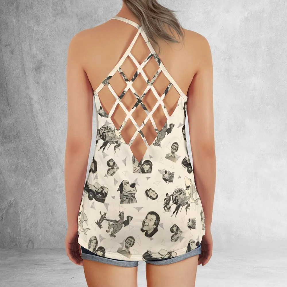 Criss Cross Tank Top - AKQ5PCRN -  - 3