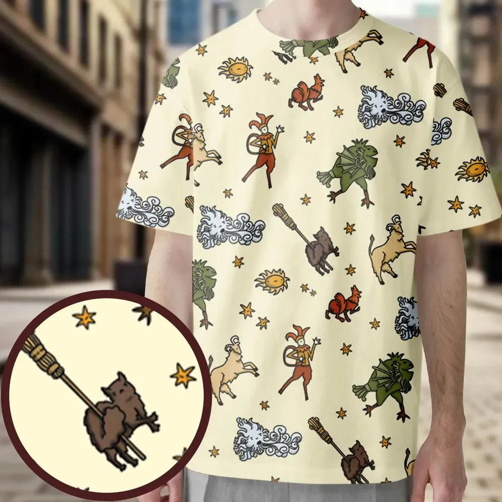 Opening Bedknobs and broomsticks All-Over Print Unisex T-Shirt - 3
