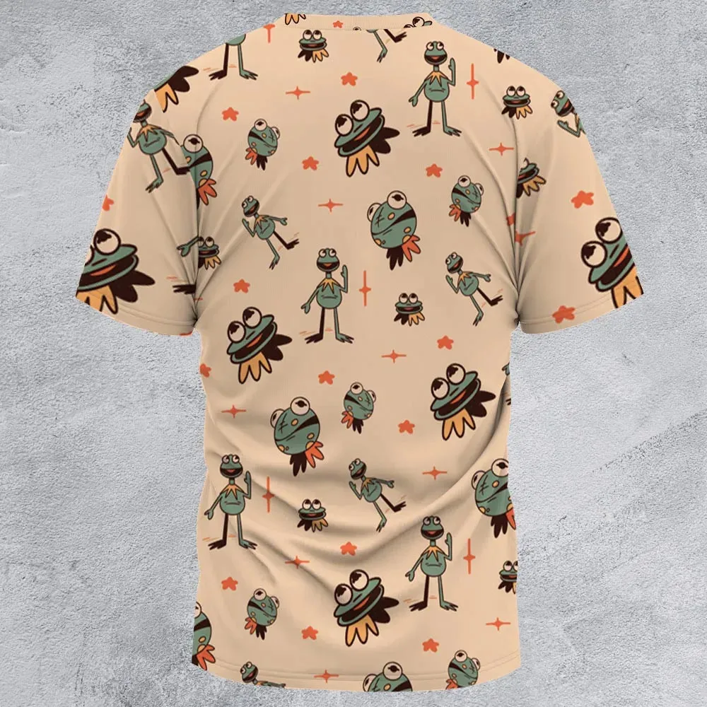 Kermit The Frog Doodles All-Over Print Unisex T-Shirt - 2