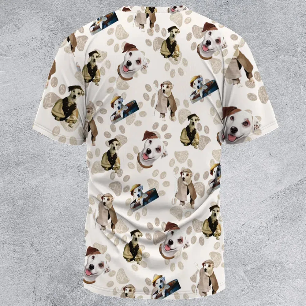 Bookish Wardrobe Wishbone All-Over Print Unisex T-Shirt - 2