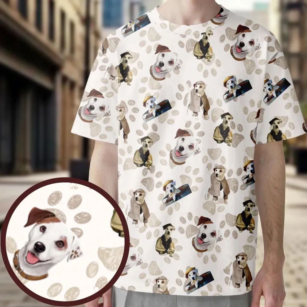 Bookish Wardrobe Wishbone All-Over Print Unisex T-Shirt - 3
