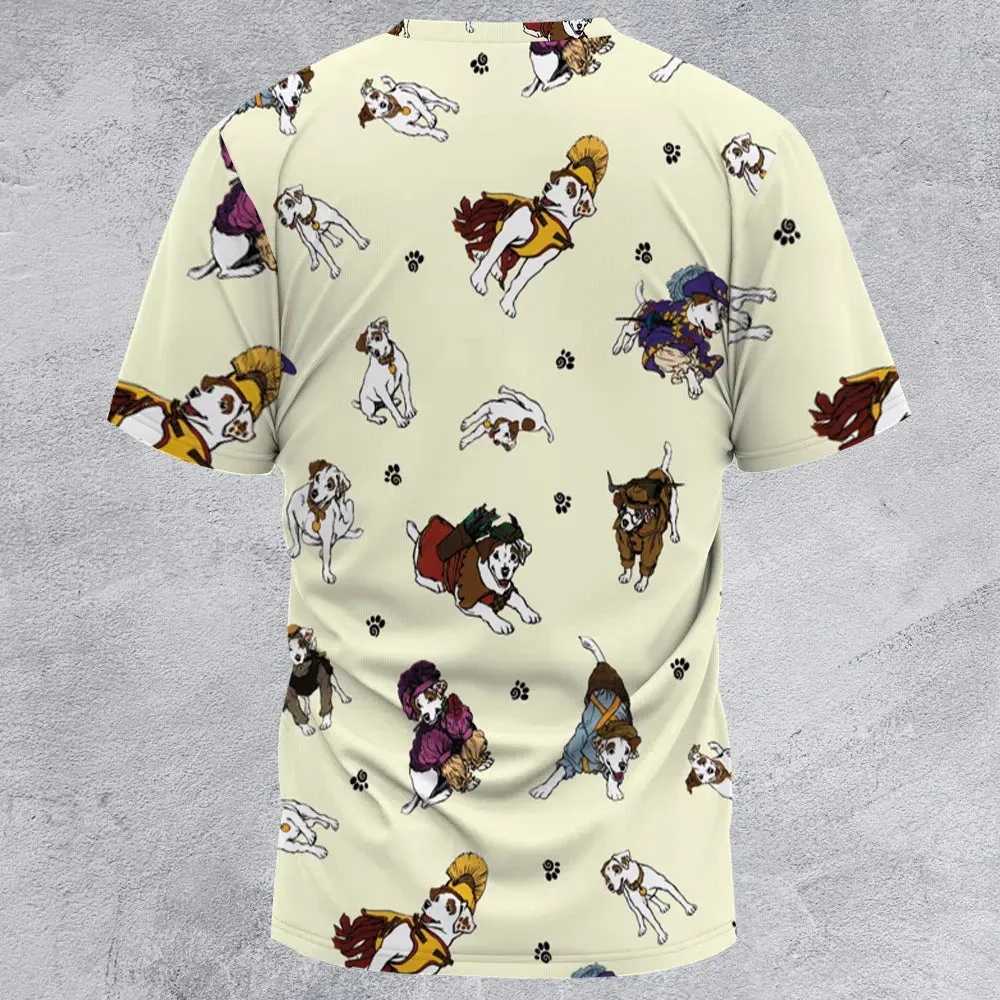 Various Wishbone Characters All-Over Print Unisex T-Shirt - 2