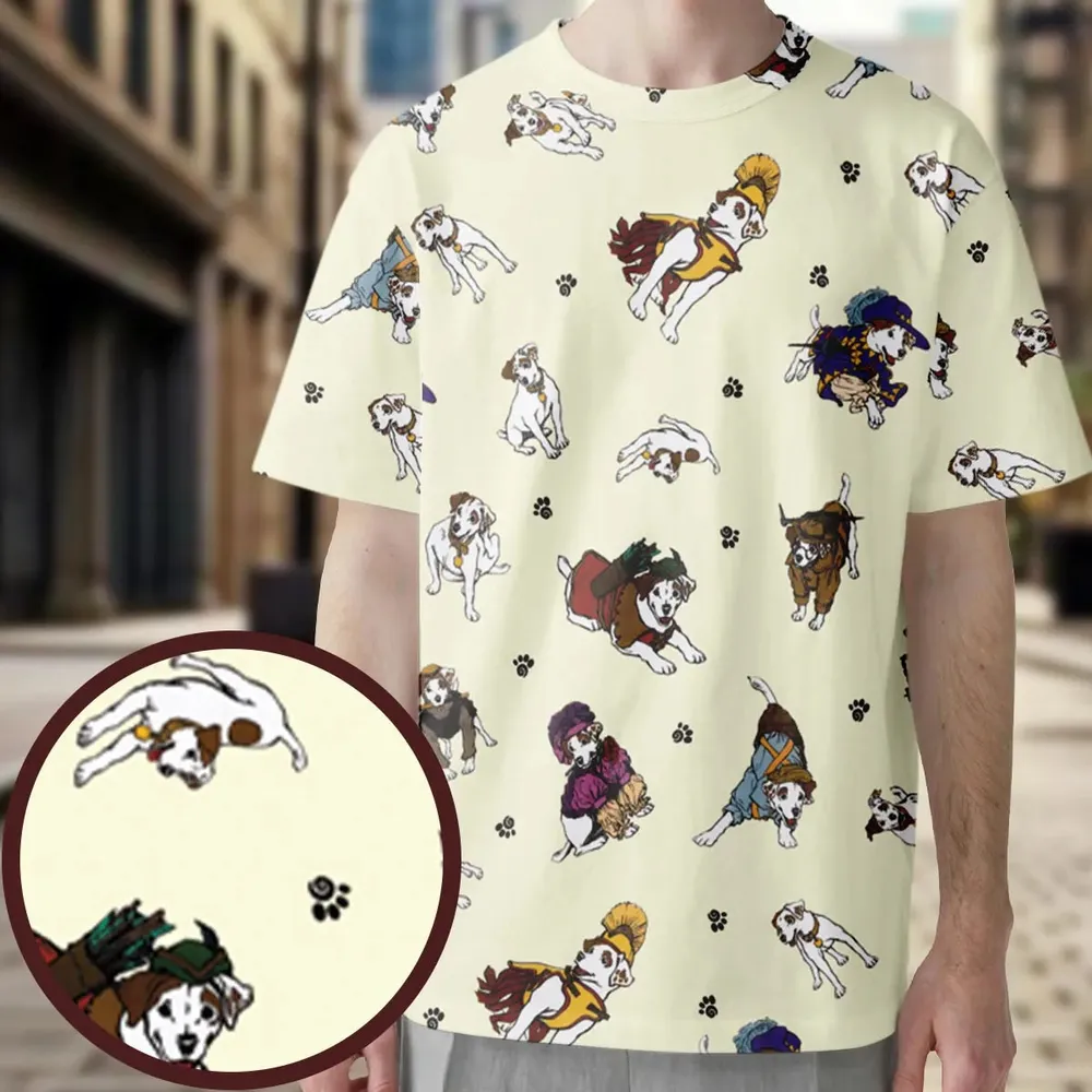 Various Wishbone Characters All-Over Print Unisex T-Shirt - 3