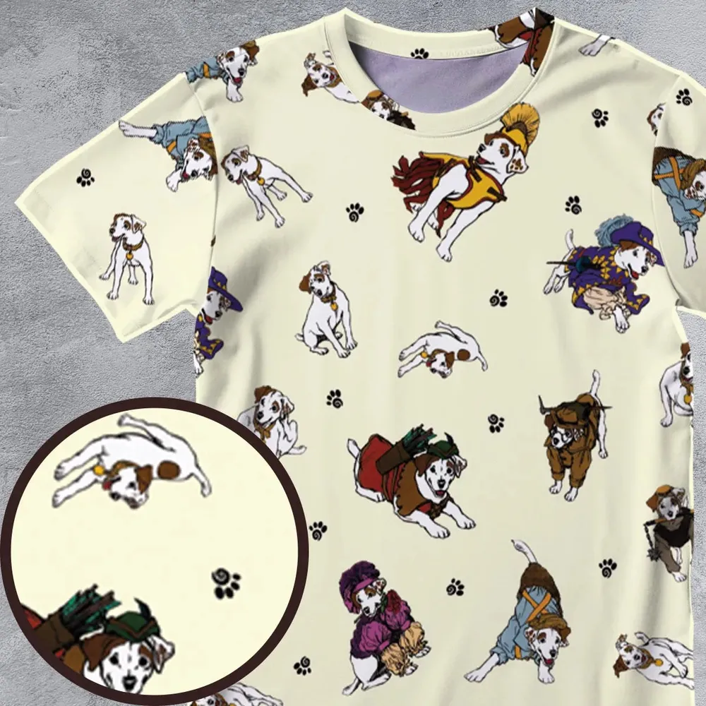 Various Wishbone Characters All-Over Print Unisex T-Shirt - 4