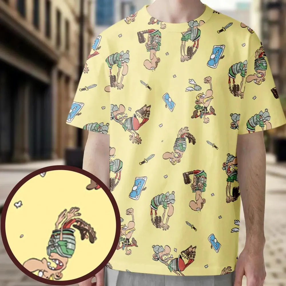 Gaulish Goodness Asterix All-Over Print Unisex T-Shirt - 3