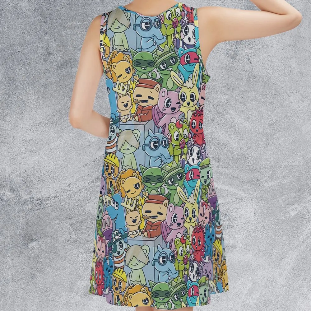 Sleeveless Dress - RQDF66EW -  - 2