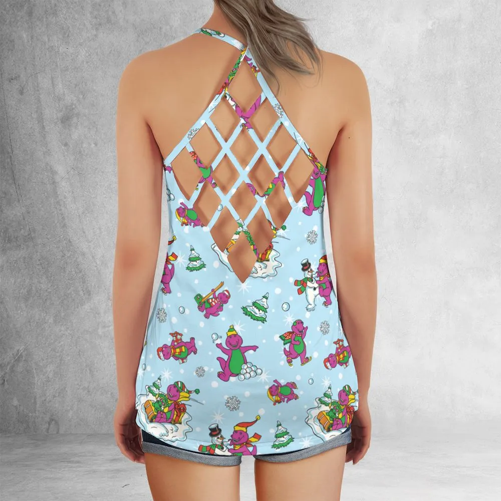 Barney and friend Criss Cross Tank Top -  - 3