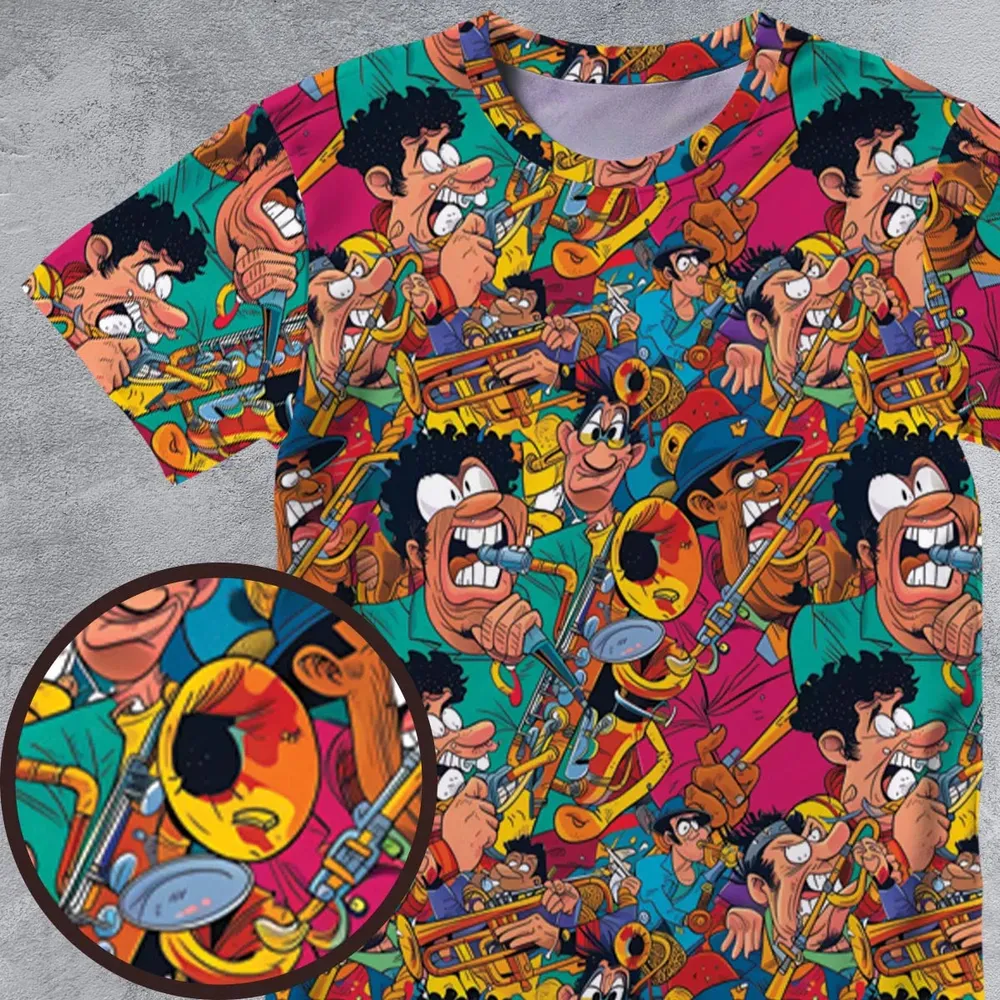 Fat Albert Animated Spin-offs All-Over Print Unisex T-Shirt - 4