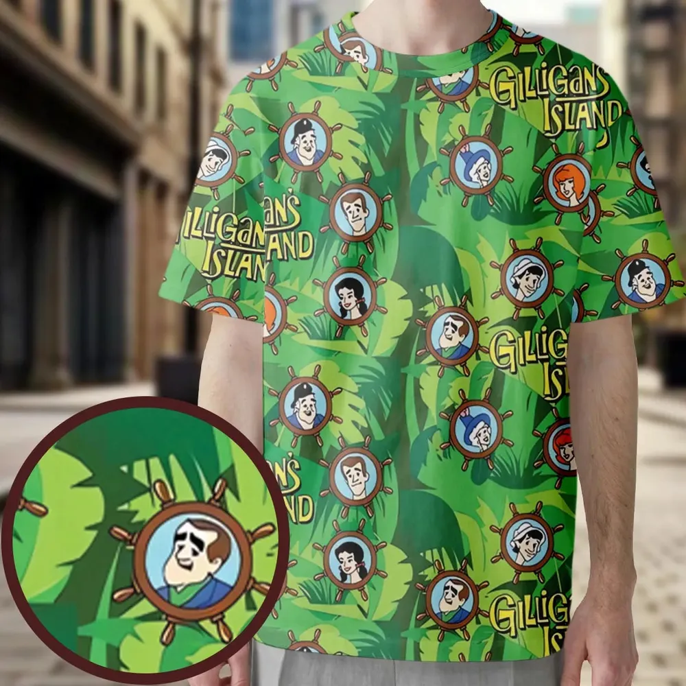Gilligan's Island Characters All-Over Print Unisex T-Shirt - 3