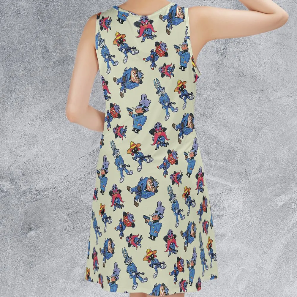 Sleeveless Dress - 7434WUZ3 -  - 2