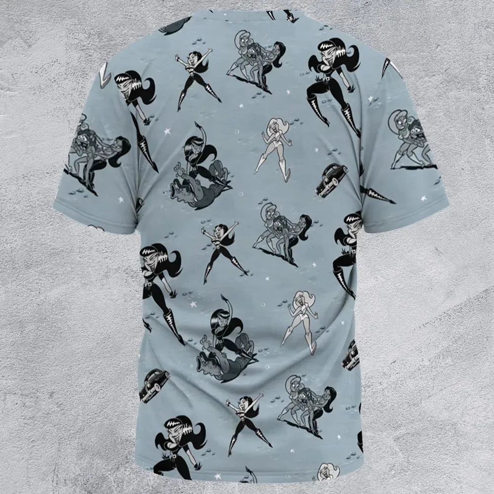 Faster Pussycat Kill Kill Characters All-Over Print Unisex T-Shirt - 2