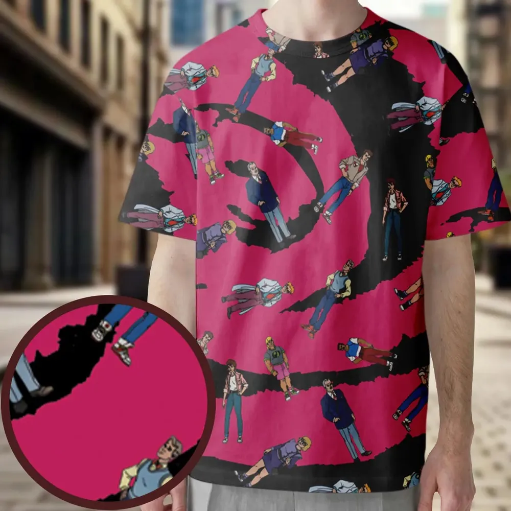 James Bond JR Cartoon characters All-Over Print Unisex T-Shirt - 3